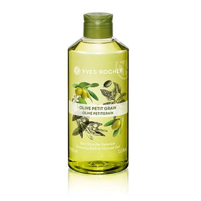 Yves Rocher Relaxing Bath And Shower Gel Olive Olive Petit Grain 400 ml - Shower Gels & Body Wash