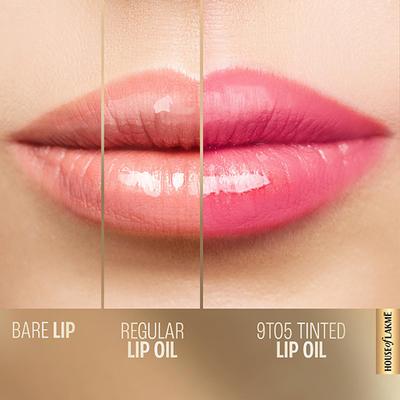 Lakme 9To5 Overtime Shine Tinted Lip Oil - Berry Bling 5.3 ml - Lip Glosses