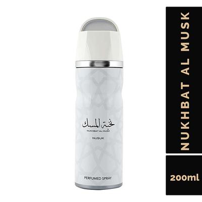 NUSUK Nukhbat Al Musk Deodorant For Men & Women, Perfumed Body Spray 200 ml - Deodorants/Roll-Ons