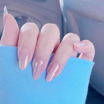 Gush Beauty Nailed It Reusable Luxury Press On Nails With Application Kit Fairy Dust - Medium Round 1's - Nail Art