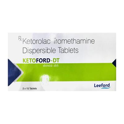 KETOFORD DT Tablet 15's - Pain relief-Nsa
