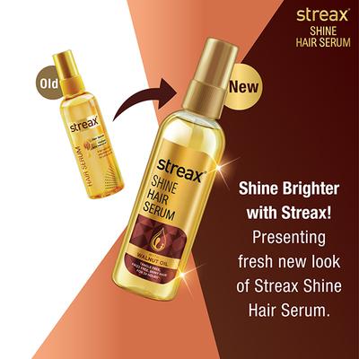Streax Hair Serum vitalised with Walnut Oil 45 ml - Hair Serums