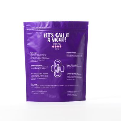 Lemme Be Heavy Flow Sanitary Night Pads 8's - Sanitary Napkins