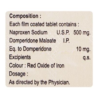 MINADO 500mg Tablet 10's - Pain relief-Nsa