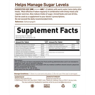 Pure Cure + Co. Blood Sugar Support - Manage Diabetes 1's - Others