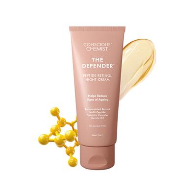 Conscious Chemist The Defender Multi Peptide Retinol Anti Aging Night Gel Cream 50gm - Face Moisturizers