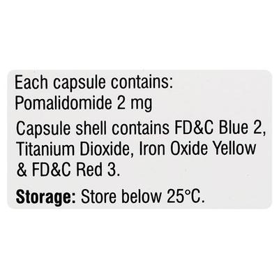 Pomalid 2mg Capsule 21'S - Cancer Oncology-Cyt