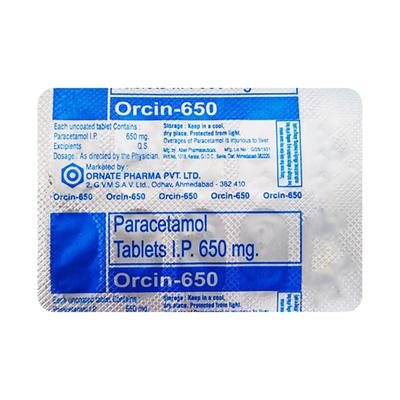 ORCIN 650 Tablet 10's - Pain relief-Nsa
