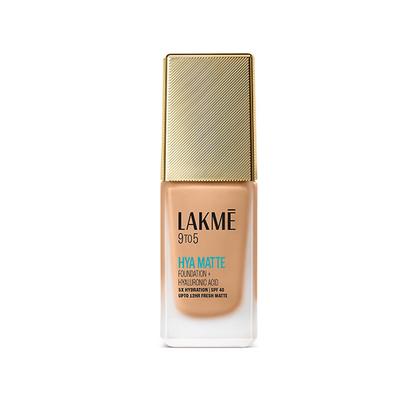 Lakme 9to5 Hya Matte Foundation + Hyaluronic Acid Warm Wood 25 ml - Foundation