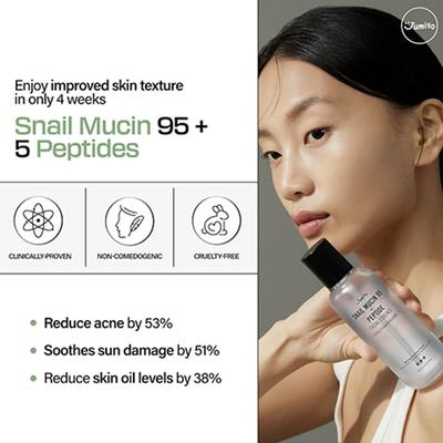 Jumiso Snail Mucin 95 + Peptide Facial Essence 140 ml - Essences