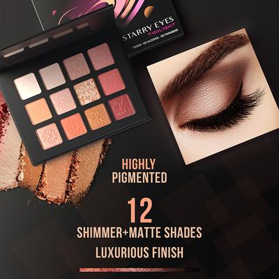 Faces Canada Starry Eyes Eye Shadow Palette - Twilight Shimmer and Matte Shades 16gm - Eye Shadow Palettes