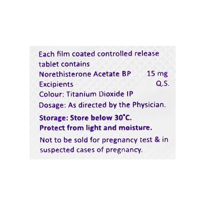 Nostra CR 15mg Tablet 5'S - Hormonal Therapy-Oes