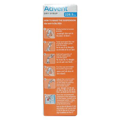 ADVENT TANGY ORANGE FLAVOUR 228.5mg Dry Syrup 30ml - Bacterial Infections-Pen