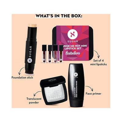 Sugar Cosmetics Complete Makeup Kit (Fair) 100 gm - Makeup Kits & Sets