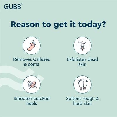 GUBB Pumice Stone With Rubber Grip 70 gm - Manicure & Pedicure Kits