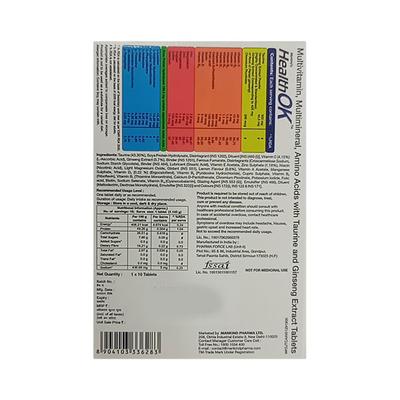 Health OK Lemon Flavour Tablet 10'S - Supplements-Vam