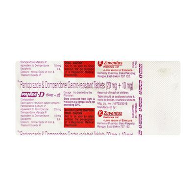 PANSA D TABLET 10'S - Ulcer/Reflux/Flatulence-Aaa