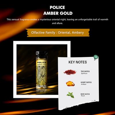 Police Amber Gold For Woman Eau De Toilette 100 ml - Women Perfumes (Edt/Edp)