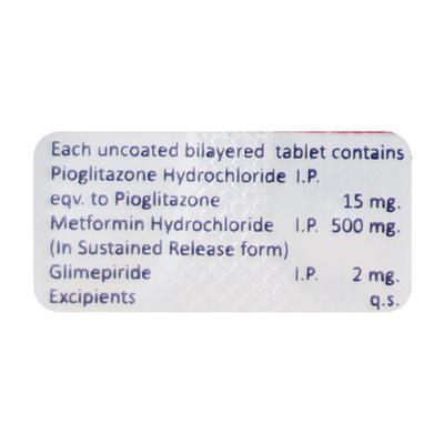 GLYMEDUS PM 2 Tablet 10's - Diabetes-Ant