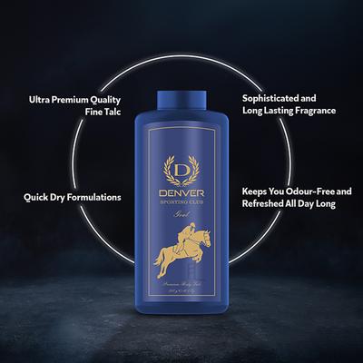 Denver Goal Body Talc for Men 300 gm - Talcum Powders