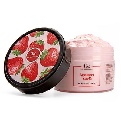 The Bath Store Strawberry Sparkle Body Butter 200 gm - Body Butter