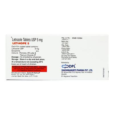 LET HOPE 5.0 Tablet 5's - Cancer Oncology-Hor