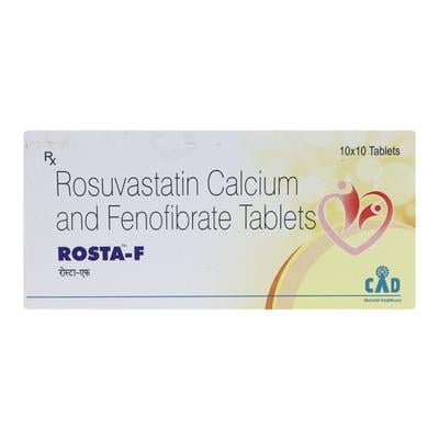 Rosta F Tablet 10'S - High Cholesterol-Dys