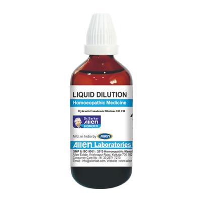 Allen's Hydrastis Canadensis Dilutions 200 CH 30 ml - Dilutions