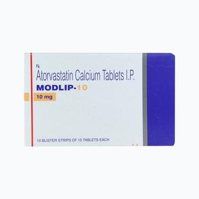 Modlip 10mg Tablet 15'S - High Cholesterol-Dys