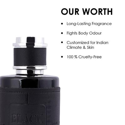 BN PARFUMS Black Pour Homme Eau De Perfume for Men 100 ml - Men Perfumes (Edt/Edp)