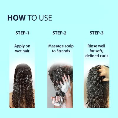 Dermistry Curl Defining With Keratin Hyaluronic Acid Wheat Protein Shampoo 200 ml - Shampoos