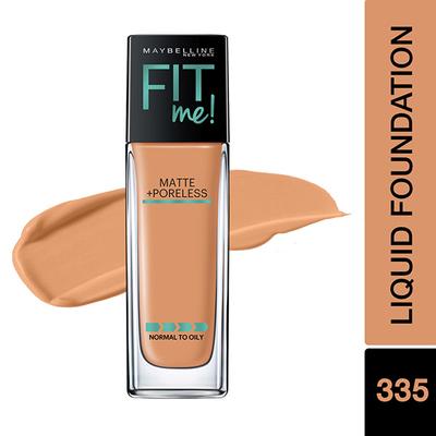 Maybelline New York Fit Me Matte+Poreless 16H Oil Control SPF 22 , 335 For Normal To Oily Skin 30ml - Foundation