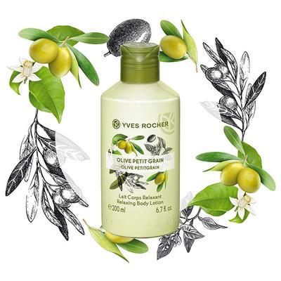 Yves Rocher Relaxing Body Lotion Olive Petit Grain 200ml - Lotions & Creams