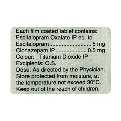 Depran 5mg Tablet 10'S - Anxiety-Anx