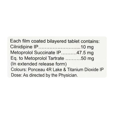 CILNY M 50mg Tablet 10's - Hypertension-Bet