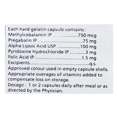 NEUROZIDE P Capsule 10's - Neuropathic Pain-Dru