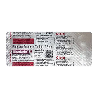BISPLARIO 5 Tablet 10's - Hypertension-Bet