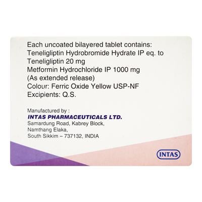 TENIVA M FORTE Tablet 20's - Diabetes-Ant