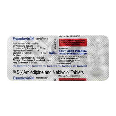 Esamlovin N Tablet 10'S - Hypertension-Cal