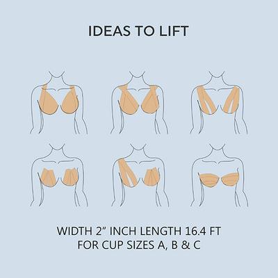 House of Beauty Breast Tape 2 Inch For Natural Lift & Body Tape Coverage - Skin Colour 1's - Others
