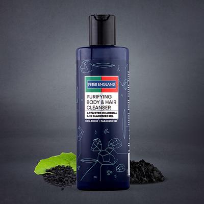 Peter England Purifying Body & Hair Cleanser 250 ml - Shower Gels & Body Wash