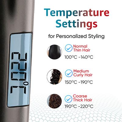 Vega Smart Curl Hair Curler for Women with 25 mm Barrel, Digital Display, (VHCH-06) 397 gm - Rollers & Curlers