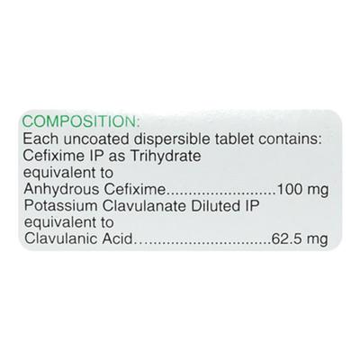 Zifi CV DT 100mg Tablet 10'S - Bacterial Infections-Cep