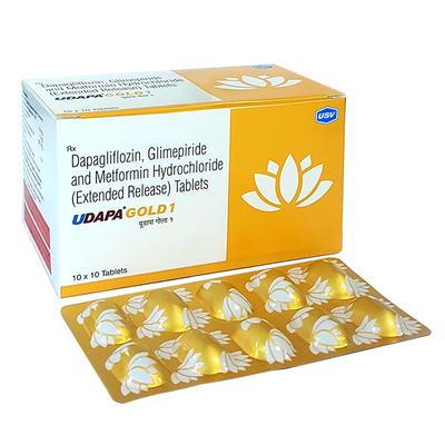 UDAPA GOLD 1 Tablet 10's - Diabetes-Ant