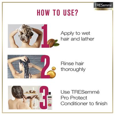 Tresemme Pro Protect Sulphate Free Shampoo with Moroccan Argan Oil 180 ml - Shampoos