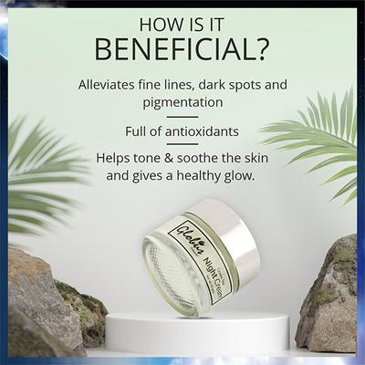 Globus Naturals Green Tea Moisturizing & Soothing Night Cream 50 gm - Night Cream