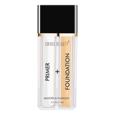 Swiss Beauty Primer & Foundation - (Beige Vanilla) 30 ml - Foundation