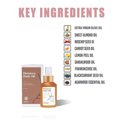 Indulgeo Essentials Hermosa Body Oil - For Women 100 ml - Lotions & Creams