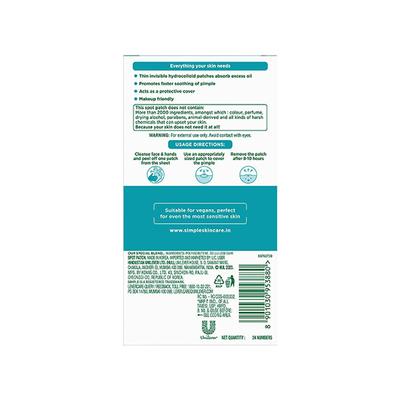 Simple Daily Skin Detox Spot Patch 48 gm - Masks & Peels