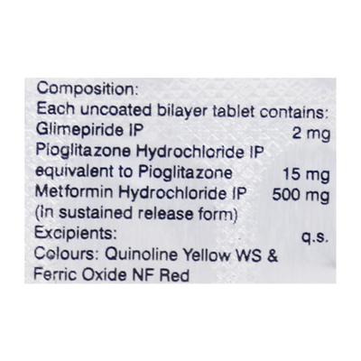 Triopil 2mg Tablet 10'S - Diabetes-Ant